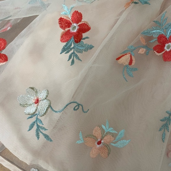 Christian Soriano Girls Embroidered Party Dress Size 2T - Picture 2 of 6